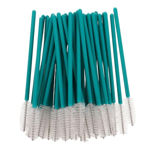 BELLIFFY 50個使い捨てまげブラシ ニロン製 アイメイク用 コーム付き ブラシ まげエクステ セパレーター 清潔 メイクアップツール 旅行用