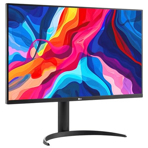 Image of LG 32 inch 4K UHD (3840 x 2160) Ultrafine Monitor, 60Hz, HDR10, 90% DCI-P3, Dynamic Action Sync, Built-in Speakers, Black Stabilizer, HDMI, Pivot /Height /Tilt Adjustment Stand