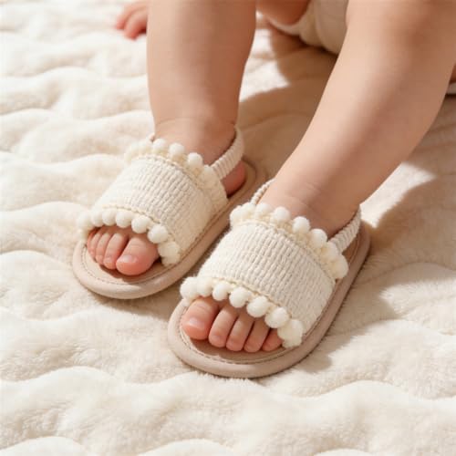 Image of Infant Baby Boys Girls Summer Sandals Party Wedding Dress Flats Shoes Newborn Crib Shoes First Walkers Prewalkers 0-18 Months