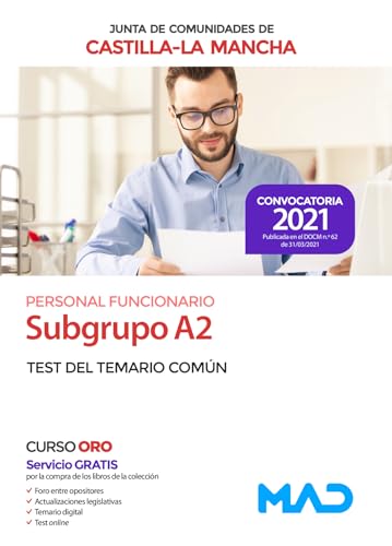 Portada de Personal funcionario de la administración de la junta de comunidades de castilla-la mancha. Test del temario común