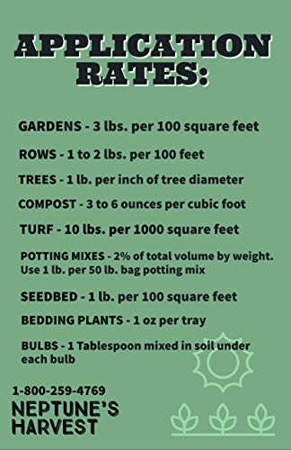 Neptune's Harvest Kelp Meal Multi-Purpose Plant Food 1-0-2, 50 lb