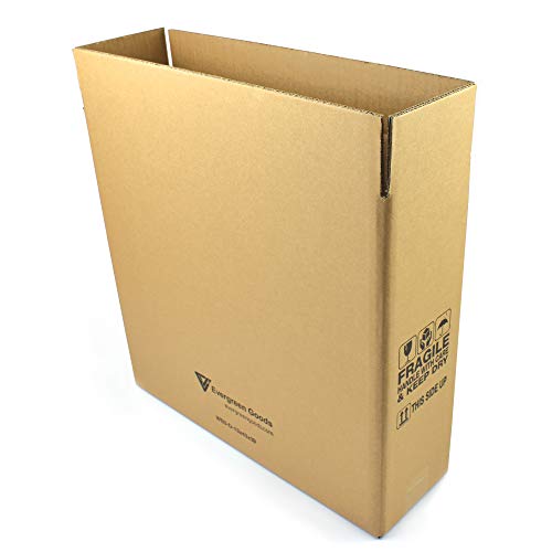 10x Long Corrugated Cardboard Boxes for Royal Mail Small Parcels - 13 x 43 x 39cm - 4 Sizes - Brown Postal Mailing & Shipping Boxes with Cautionary Symbols - Ideal for Small Business & Gift Packaging