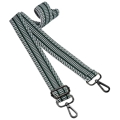 Image of ZOOEASS Nickel Buckles Wide Shoulder Strap Adjustable Replacement Belt Gun Buckles Guitar Style Crossbody Bag Strap
