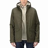 Regatta - Chaqueta Impermeable Sterlings III para Hombre (S) (Caqui Oscuro, Piedra Blanca)