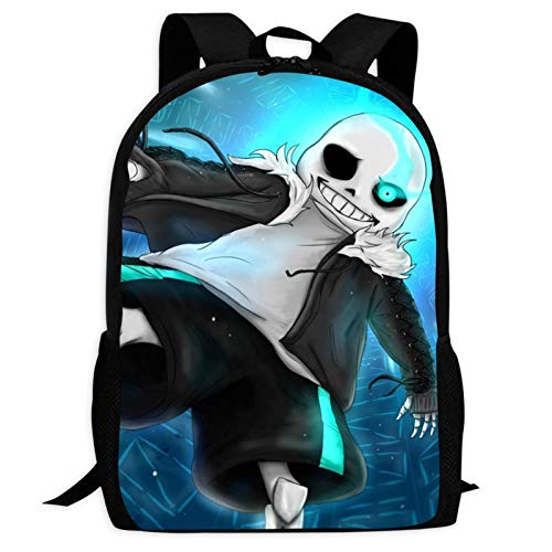 Under Tale Sans Mochilas Bolsas de Hombro Impresión 3D Niños Casual Libros para Adolescentes