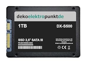 dekoelektropunktde 1TB SSD Festplatte passend für ASUS H110M-A/M.2 Mainboard, Alternatives Ersatzteil 2, 5" Zoll SATA3