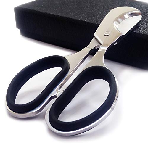 OYHBO Cigar Scissors Stainless Steel Guillotine Style Super Sharp Cutters Perfect for Most