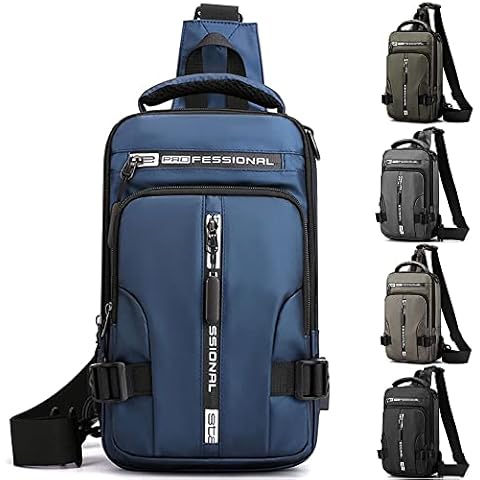 AYGCI Sling Bag Herren Brusttasche Umhängetasche Herren Crossbody Bag wasserdichte Nylon Sling Rucksack Herren Damen Schultertasche Cover