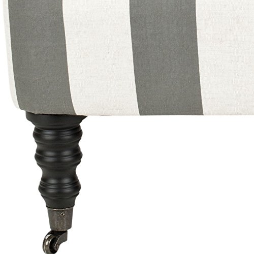 Safavieh Mercer Collection Homer Arm Chair, Grey/Blue #TOP4