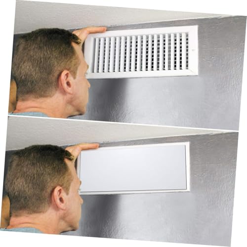 Couvercle de ventilation magnétique x4 pour grille de mur et sol