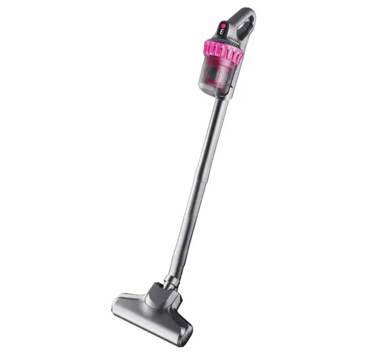 Generico Aspirapolvere Senza Fili 2-in-1 con Aspirabriciole Portatile, Scopa Elettrica Ricaricabile Potente e Leggera, Grigio e Rosa