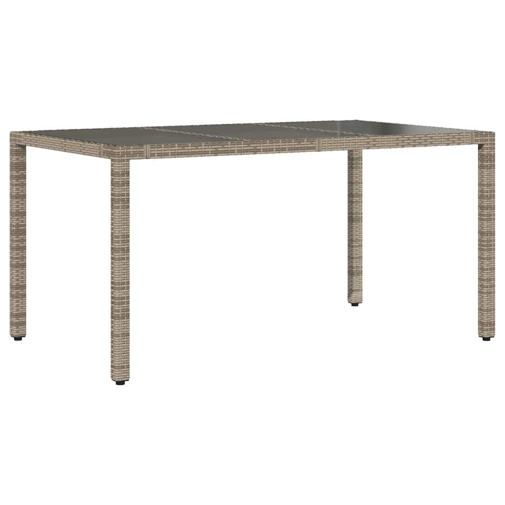 Juego de 5 piezas de jardín con cojín gris exterior J