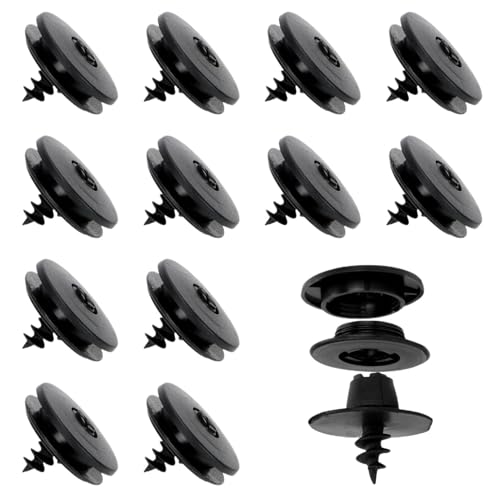 Pack de 12 clips para alfombrillas de coche, hebilla universal de montaje 3 en 1, antideslizante, set de clips de plástico, soporte redondo para fijar clips de alfombrillas de coche, alfombrillas de
