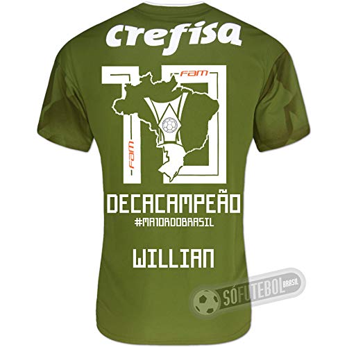 Camisa Palmeiras Edição Limitada (WILLIAN) - Decacampeão Brasileiro