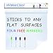Extra Large Whiteboard Decal Sticker, Self-Adhesive Contact Paper Vinyl Message Board (6.5 FEET) Peel and Stick Wallpaper with 4 Dry Erase Markers, Size 17.7" X 78.7"