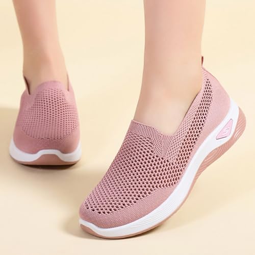 Women's Slip On Casual Shoes Comfortable Lightweight Flat Walking Footwear Versatile Everyday Wear for Leisure3