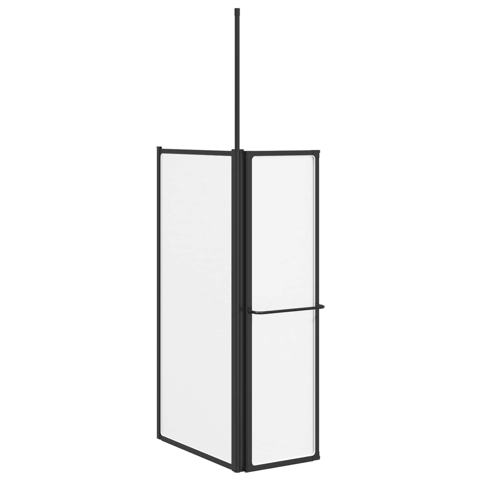 Mampara de ducha de 120 x 70 x 137 cm, plegable, color blanco, aluminio, para baños pequeños, mampara de ducha, accesorio de bañera, protección contra salpicaduras plegable