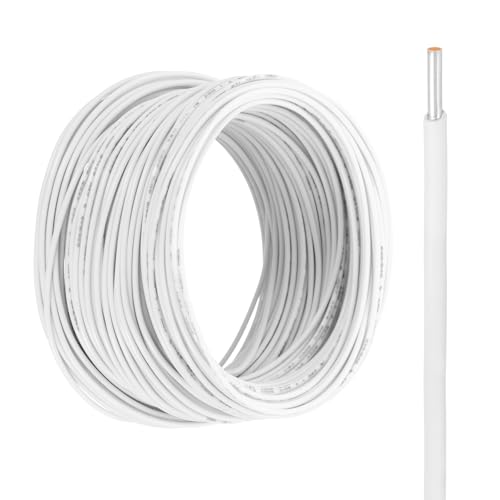 Fil électrique à souder 18 AWG haute température 80°C en cuivre étamé rigide sourcing map