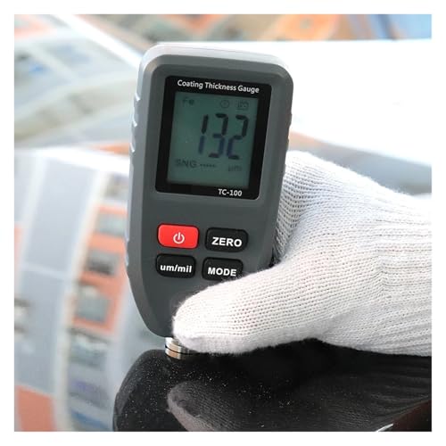 Medidor de espesor de recubrimiento para pintura automotriz con precisión ±0,1 μm y rango 0-1300 μm para piezas mecánicas miniatura 7
