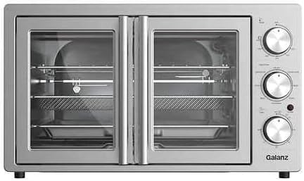 Amazon.com: Galanz GRSK2A15RDMA18 - Horno tostador de puerta francesa con  TotalFry 360 (tecnología de freír de aire mejorada), 1800 W/120 V, 1.5  capacidad, 8 funciones de cocción, manual de 42 L, rojo : Todo lo demás