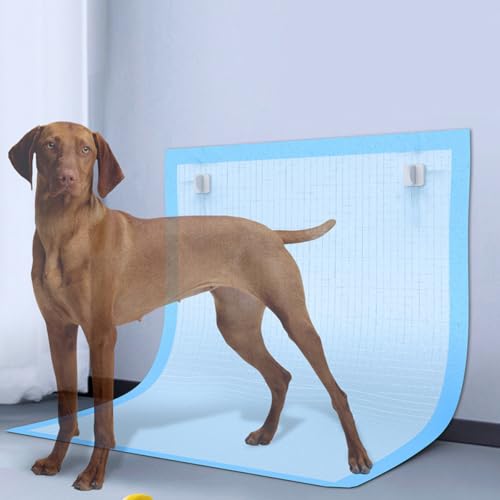 VERDANVERSE Welpen Urinunterlagenhalter Magnetisch Tragbarer Hunde Urinalhalter aus Kunststoff rutschfeste Wandbefestigung für Größen
