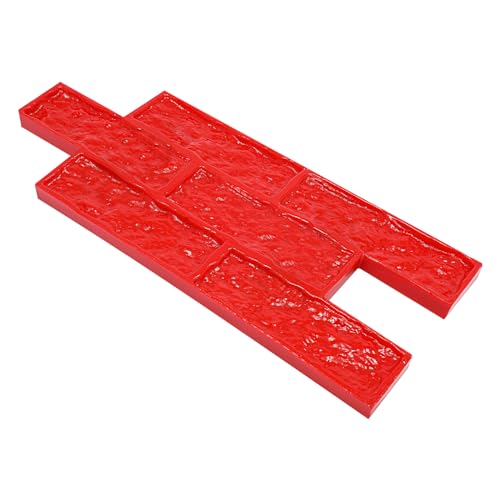 Concrete Stamp Mat, Professional Concrete Stamping Mold Texturing Skin Slate Pattern Stone Decorative with Handles For Wall & Floor, 19.29 * 7.87 * 0.79 in