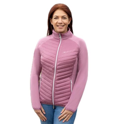 Image of HY EQUESTRIAN Synergy Sync Lightweight Padded Jacket - Grape - X Small