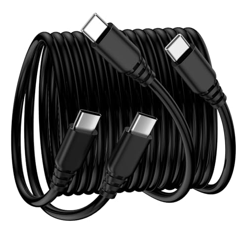 2Pack (3ft, 6ft) Fast Charging Cable for Compatible Motorola Edge +, Razr, 2025 2022 2023 2024, One 5G, Moto G Stylus, Pure, Play, Power, G8 G7 Plus, X4 Z4 Z3 Z2 Force, USB C to C Cord Phone Charger