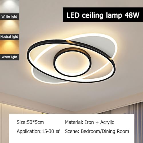 Plafonnier LED 48W à intensité variable pour moduler votre lumière - 8