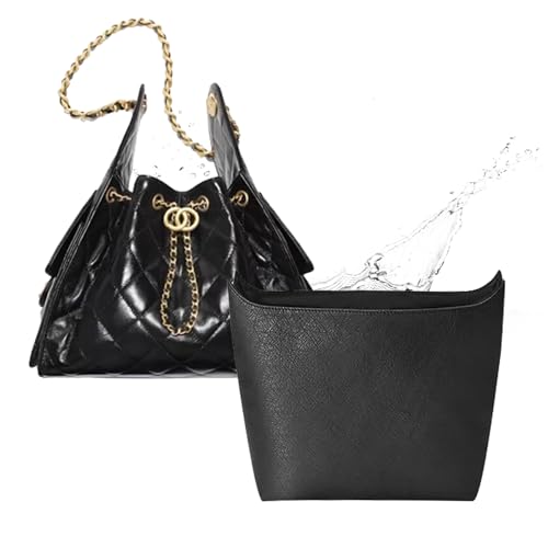 OAikor Organizador de bolsa para CHANEL 25 Bolsas, organizador de bolsa de papel ultraleve resistente à água, divisor, modelador de bolsa para bolsas de luxo, pequeno/preto