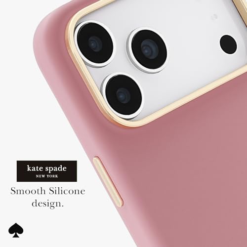 Image of kate spade new york iPhone 17 Pro Max Case - Compatible with MagSafe - Designer Phone Case - Icon Dusk Rose