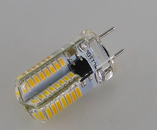 Maxfire lot of 2pcs 110v-120V 3w G8 Dimmable SMD 3014 64LEDS warm White 3000k 20W-30W Halogen Replacement for Crystal Ceiling Lamp Light