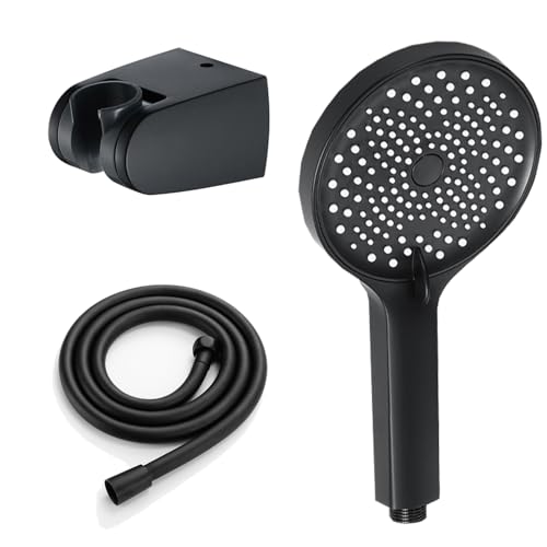 Pomme de douche amovible anti-torsion avec flexible de 59 pouces