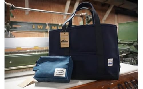 Alberton M size Tote bag & porch[No.079]/ 知多木綿 アルバートン 帆布 トートバッグ かばん 鞄 ポーチ 特産 愛知県 阿久比町