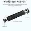 2PCS Bike Handlebar Grips Professional Mountain Bike Grips Soft Rubber Non-Slip Cycling Grips Single Lock-on Cycle Handlebar for Scooter Cruiser Tricycle Wheel Chair Mountain Road Urban Cycle (Black) #3