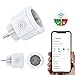 Produktbild MoKo Smart WLAN Steckdose, Intelligente Smart Stecker Kompatibel mit Alexa Google Home IFTTT Smart Life, WiFi Smart Plug mit Timer Funktion APP Fernsteurung Sprachsteuerung ohne Hub