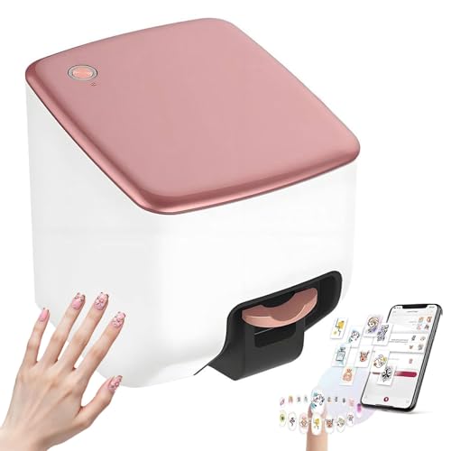 ❤【RISULTATI VIBRANTI, RESISTENTI ALLO SCOLORIMENTO E DUREVOLI】Stampante per nail art goditi manicure resistenti alle scheggiature e di lunga durata, brillanti e bellissime. Utilizzando un'avanzata tecnologia di stampa a colori e compatibile con lo smalto in gel, questa stampante garantisce che I tuoi disegni rimangano nitidi e straordinari per settimane.