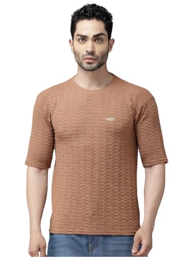 Image of TICOSS Men's Polyester Regular Fit T-Shirt