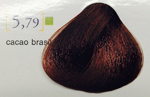 Salerm Color Cream Coloring Treatment Without Ammonia (Semi-permanent) Soft 3.4 Oz (5.79 Cacao Brasil)