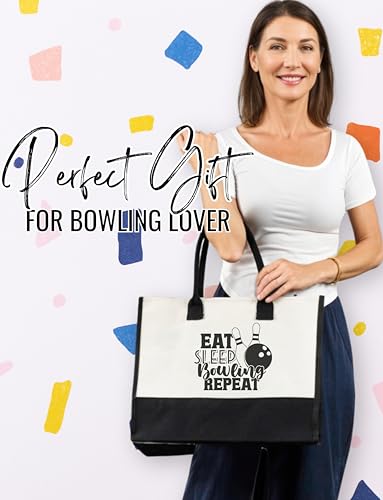 Bolso Tote de lona con cierre y correa miniatura 2
