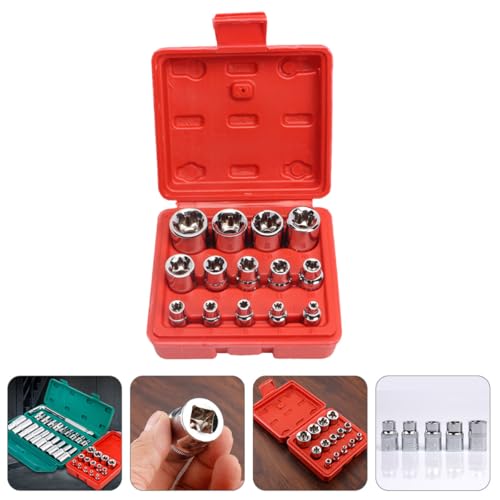 Coffret de douilles hexagonales acier chrome vanadium réparation