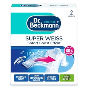 Dr. Beckmann Super Weiss Anti-Grau 2 Wäschen