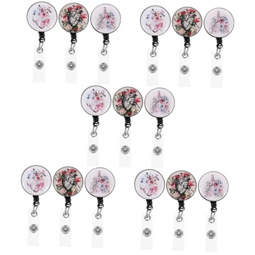 Porte badge rétractable pour infirmières et personnel de santé, accessoires de blouse pratiques