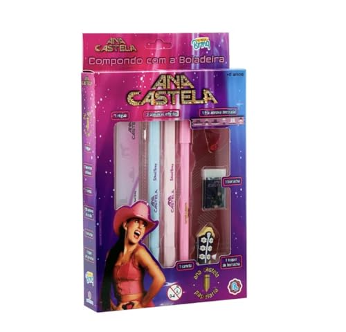 KIT PAPELARIA ANA CASTELA COM 7 PEÇAS