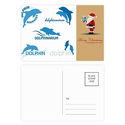 Cartes postales dauphins biologie Blue Ocean pour collection et vœux