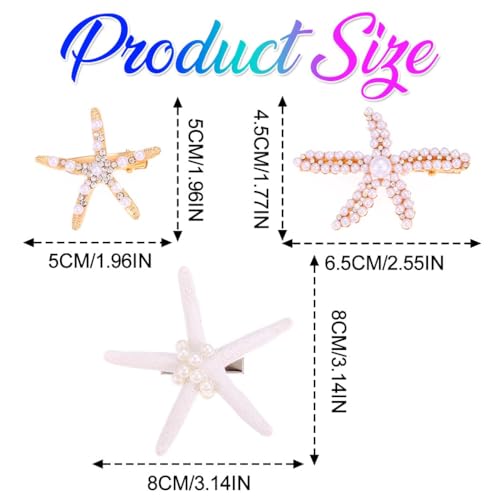 BARTOSI Pinzas Estrella de Mar Pack de 3 miniatura 6