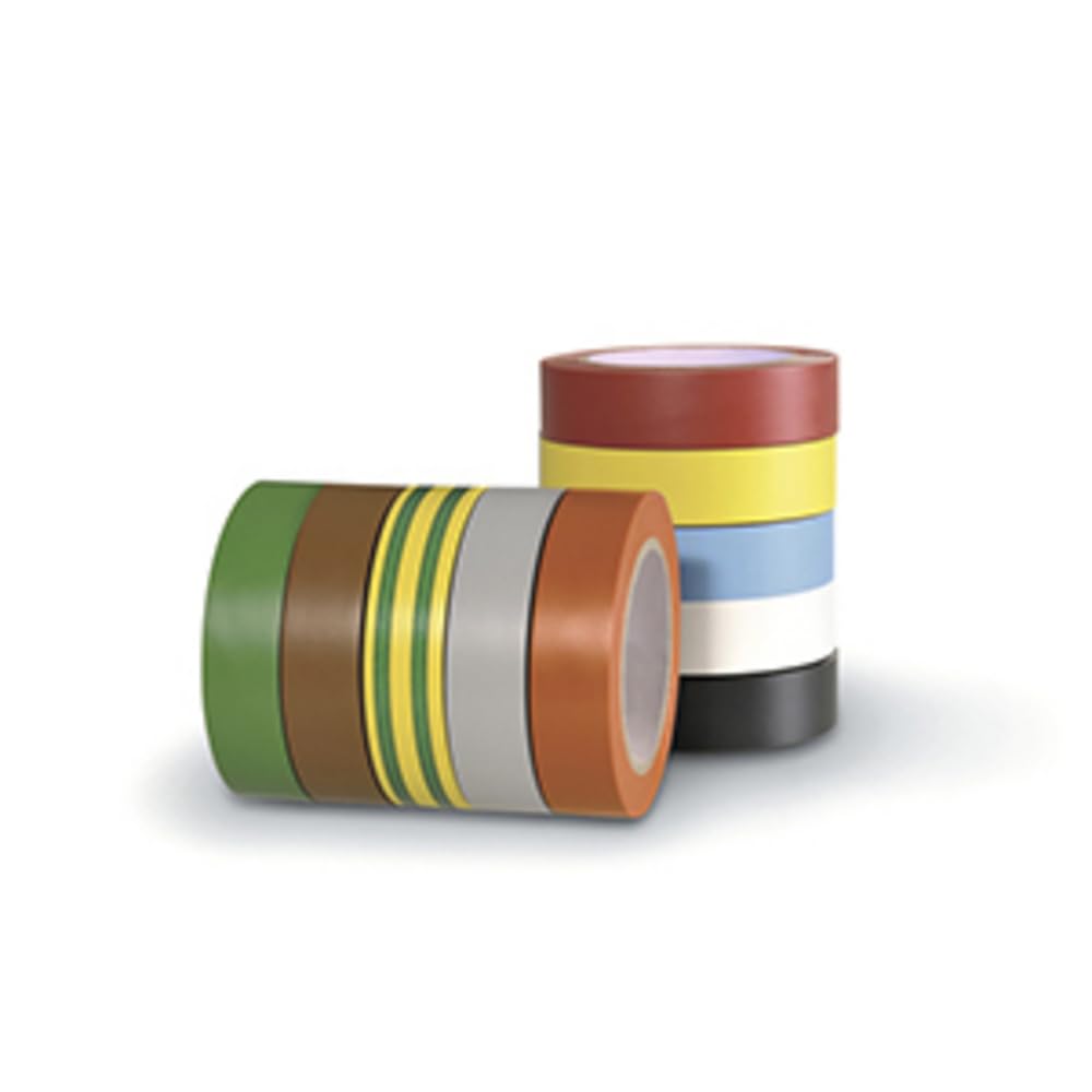 HellermannTyton 710-00146 HelaTape Flex Electrical Tape 10m x 15mm...