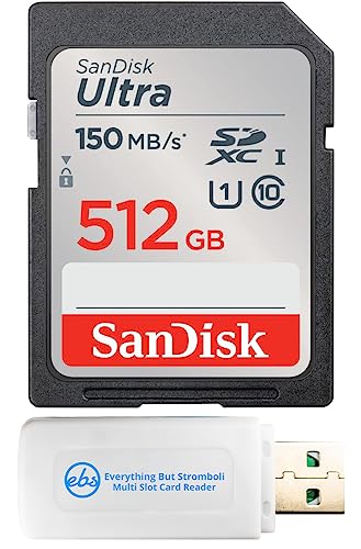 Carte SDXC SanDisk Ultra 512 Go à 150 Mo/s pour un transfert ultra rapide de vos fichiers
