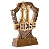 Crown Awards 5 Shieldz Chess Tournament Trophy, Custom Resin Chess Trophies with Personalized Engraving