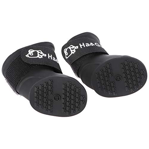 Lindo cachorrinho de estimação Filhote de cachorro Antiderrapante Botas de chuva para neve Cores doc